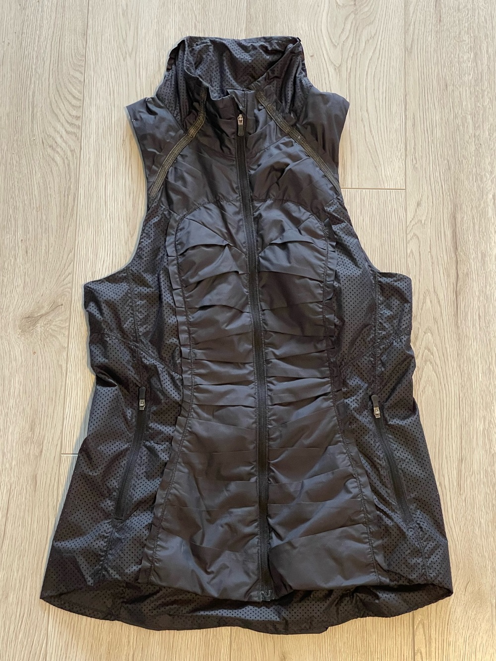 Lululemon Grey Athletic Full-Zip Vest